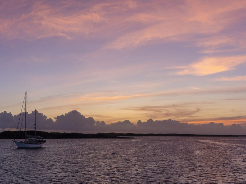 Bahamas--sunset pano